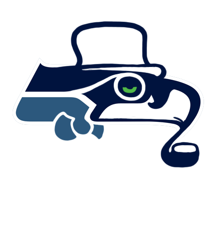 Seattle Seahawks British Gentleman Logo DIY iron on transfer (heat transfer)